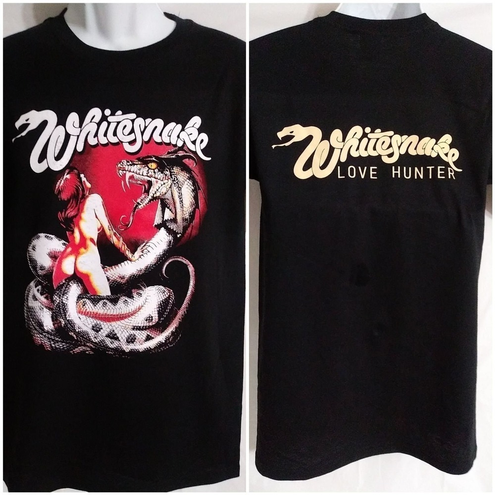 Whitesnake Lovehunter Og 80S Tshirt 2 Sided